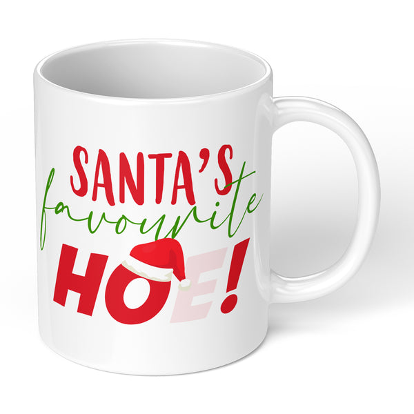 Christmas Mug With Santas Favourite HO* Design For Men And Women Christmas Gift